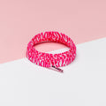 זוג שרוכים עם ההדפס זברה ורוד לבן - Printies Zebra Hot Pink White - תמונה 1