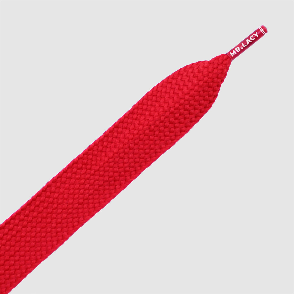 שרוכים שטוחים רחבים במיוחד בצבע אדום 130 ס״מ - Fatties Scarlet Red 130 - תמונה 2