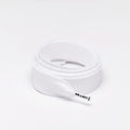 שרוכים שטוחים רחבים במיוחד בצבע לבן 130 ס״מ - Fatties White 130 - תמונה 1