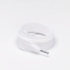 שרוכים שטוחים רחבים במיוחד בצבע לבן 110 ס״מ - Fatties White 110 - תמונה 1