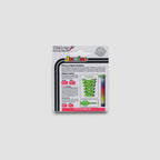 זוג שרוכים שטוחים בצבע ירוק ניאון 110 ס״מ - Flatties Junior Neon Green - גב האריזה
