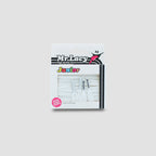 זוג שרוכים שטוחים בצבע לבן 110 ס״מ - Flatties Junior White - אריזה מקורית