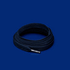 זוג שרוכים שטוחים בצבע כחול כהה 130 ס״מ - Flatties Navy - תמונת מוצר