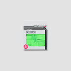 זוג שרוכים שטוחים בצבע ירוק ניאון 130 ס״מ - Flatties Neon Green - אריזה מקורית