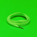 זוג שרוכים שטוחים בצבע ירוק ניאון 130 ס״מ - Flatties Neon Green - תמונת מוצר