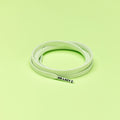 זוג שרוכים שטוחים בצבע ירוק פסטל 120 ס״מ - Pastel Green - תמונה 1