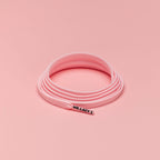 זוג שרוכים שטוחים בצבע ורוד פסטל 120 ס״מ - Pastel Pink - תמונה 1