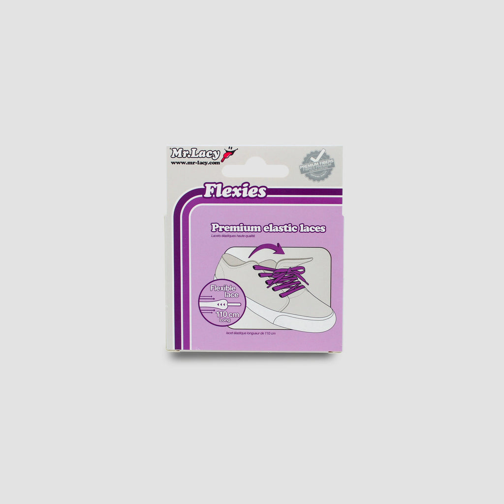 זוג שרוכים אלסטיים בצבע כתום בהיר - 90 Flexies Bright Orange - תמונה 4 - אריזה