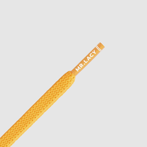 זוג שרוכים אלסטיים בצבע כתום בהיר - 90 Flexies Bright Orange - תמונה 2