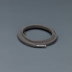זוג שרוכים אלסטיים בצבע אפור כהה - 90 Flexies Dark Grey - תמונה 1