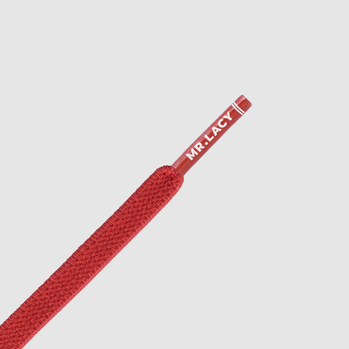 זוג שרוכים אלסטיים בצבע אדום 70 ס״מ - 70 Flexies Red - תמונה 2