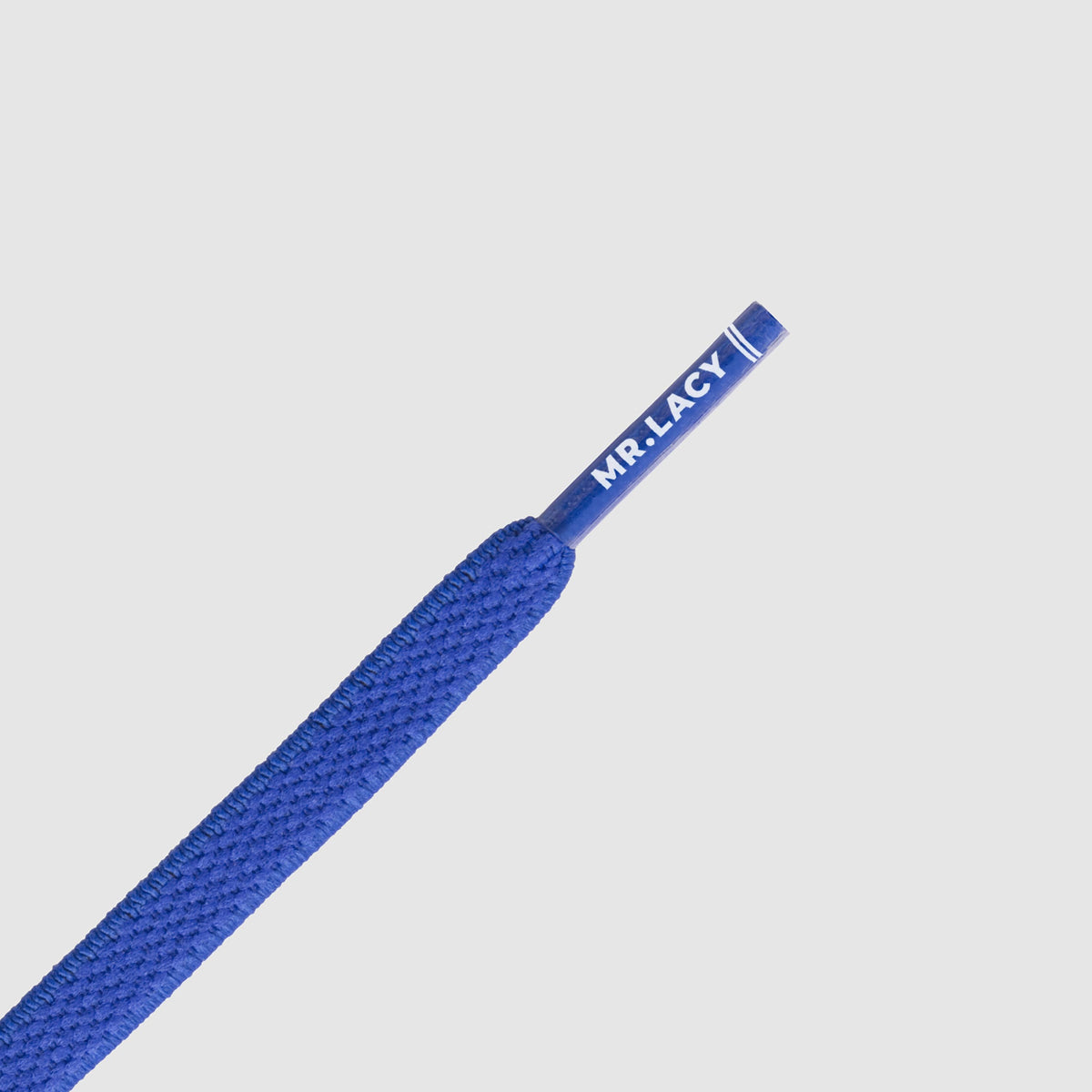 זוג שרוכים אלסטיים בצבע כחול מלכותי - 90 Flexies Royal Blue - תמונה 2