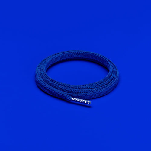 זוג שרוכים אלסטיים בצבע כחול מלכותי - 90 Flexies Royal Blue - תמונה 1