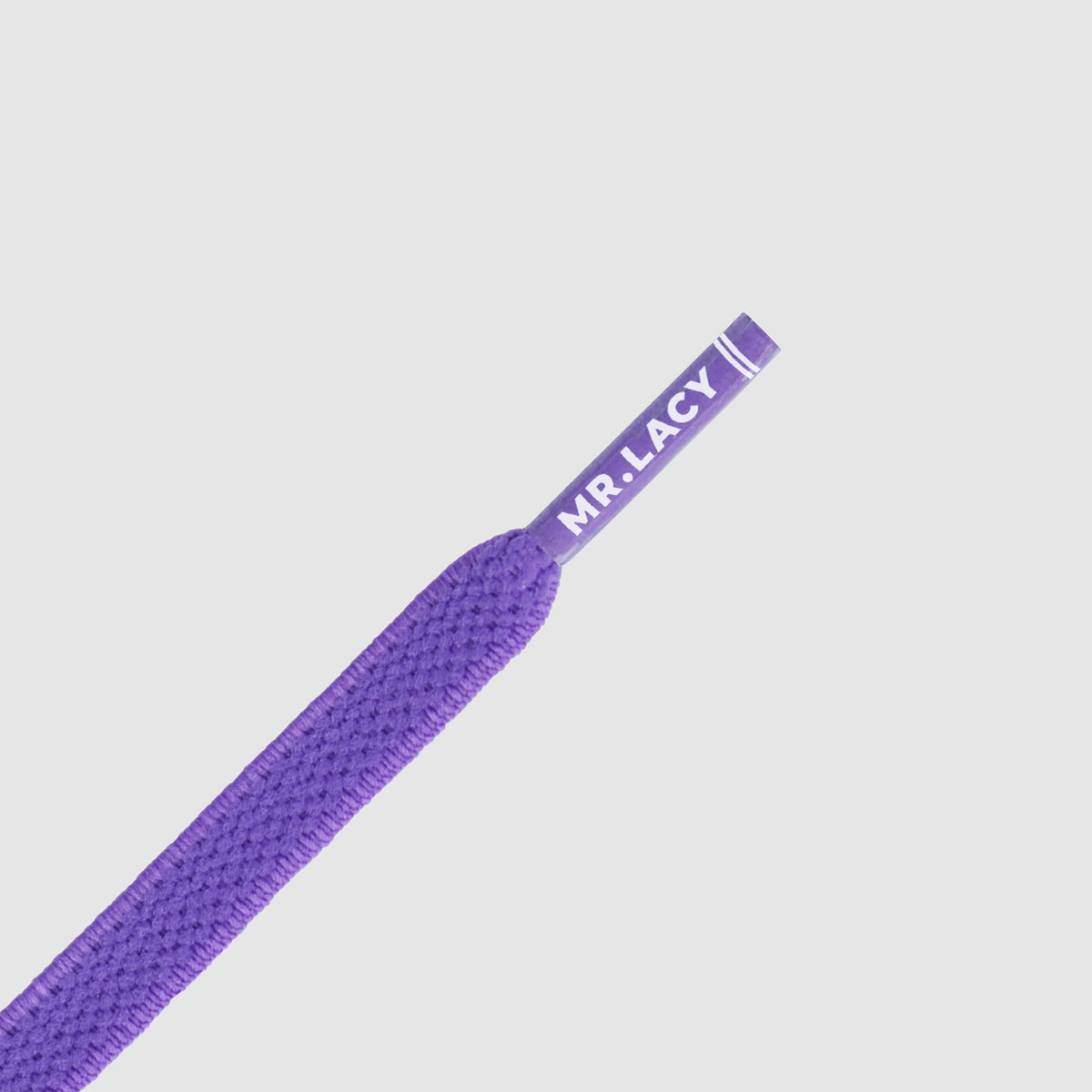 זוג שרוכים אלסטיים בצבע סגול - 90 Flexies Violet - תמונה 2