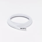 זוג שרוכים אלסטיים בצבע לבן - 70 Flexies White - תמונה 1