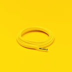 זוג שרוכים אלסטיים בצבע צהוב - 110 Flexies Yellow - תמונה 1