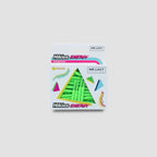 זוג שרוכים עגולים בצבע צהוב ניאון עם ירוק נאון - 115 Hikies Energy - תמונה 3 - אריזה