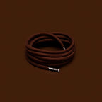 זוג שרוכים עגולים בצבע חום כהה - 120 Hikies Round Dark Brown - תמונה 1