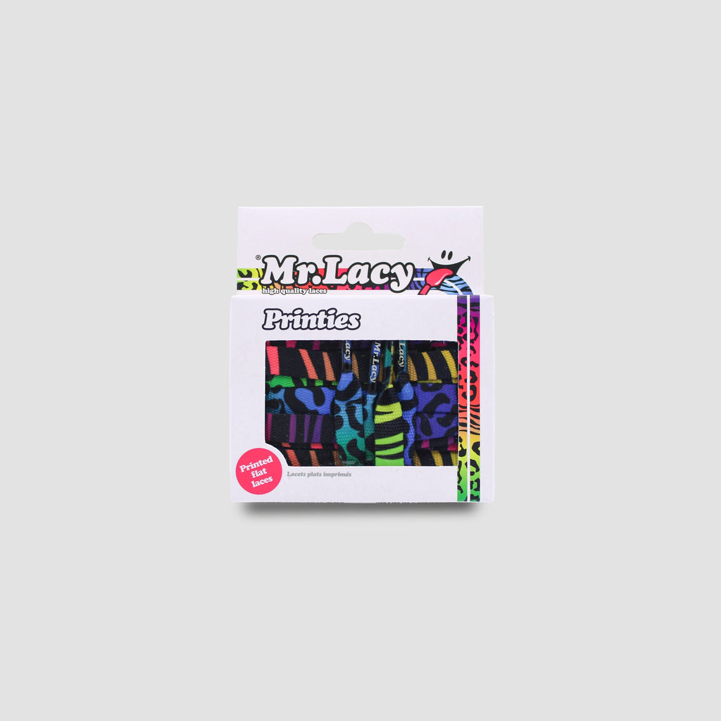 זוג שרוכים עם ההדפס הצבעוני - Printies Animal Color Mix - תמונה 3 - אריזה