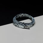 זוג שרוכים עם הדפס בצבע אפור שחור - Printies Cement Grey / Black - תמונה 1