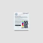 זוג שרוכים עם הדפס שחמט שחור לבן - Printies Checkered Black White - תמונה 4 - אריזה