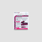 זוג שרוכים עם ההדפס מנומר ורוד שחור - Printies Leopard Pink Black - תמונה 4 - אריזה