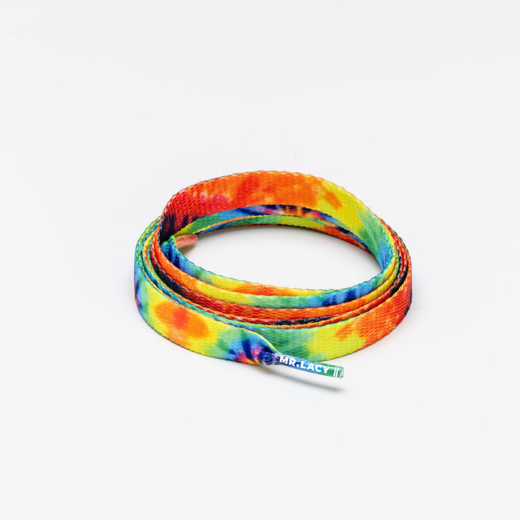 זוג שרוכים עם ההדפס בצבעי קיץ - Printies Tie Dye - תמונה 1