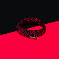 זוג שרוכים עם ההדפס זברה ורוד שחור - Printies Zebra Neon Pink Black - תמונה 1