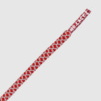 זוג שרוכים חבל עגול בצבע אדום לבן - Ropies Red White - תמונה 2