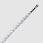 זוג שרוכים חבל עגול אפור לבן - Ropies White Grey - תמונה 2