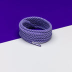 זוג שרוכים חבל עגול סגול לבן - Ropies Violet White - תמונה 1