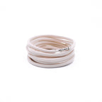 שרוכים עגולים בצבע שמנת 130 ס״מ - Roundies Cream 130 - תמונה 1