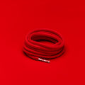 שרוכים עגולים בצבע אדום 130 ס״מ - Roundies Red 130 - תמונה 1