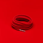 שרוכים עגולים בצבע אדום 130 ס״מ - Roundies Red 130 - תמונה 1