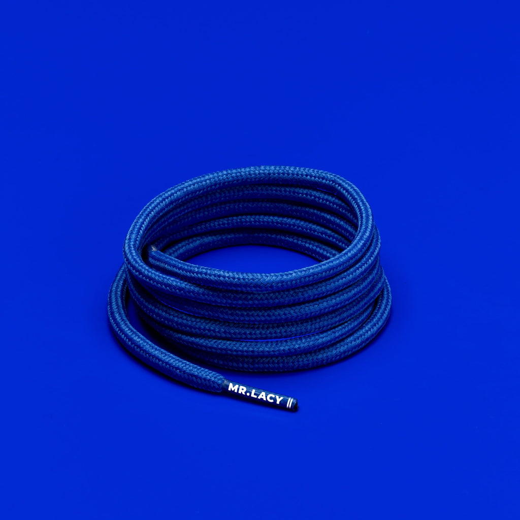 שרוכים עגולים כחול רויאל 130 ס״מ - Roundies Royal Blue 130 - תמונה 1