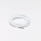 שרוכים עגולים בצבע לבן 130 ס״מ - Roundies White 130 - תמונה 1