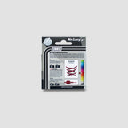 זוג שרוכים עגולים דקים בצבע בורדו 90 ס״מ - Runnies Round Burgundy - תמונה 4 - אריזה