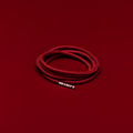 זוג שרוכים עגולים דקים בצבע בורדו 90 ס״מ - Runnies Round Burgundy - תמונה 1