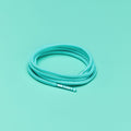 זוג שרוכים עגולים דקים ירוק 90 ס״מ - Runnies Round Mint Green - תמונה 1