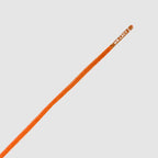 זוג שרוכים עגולים דקים בצבע כתום 90 ס״מ - Runnies Round Bright Orange - תמונה 2
