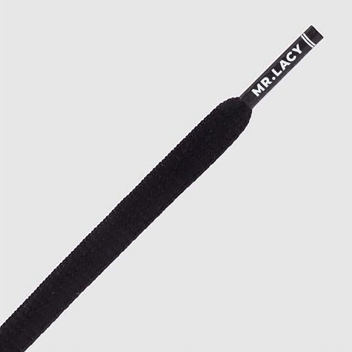 זוג שרוכים צרים בצבע שחור 140 ס״מ - Skinnies Black 140 - תמונה 2