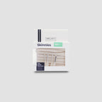 זוג שרוכים צרים בצבע שמנת 120 ס״מ - Skinnies Cream - תמונה 3 - אריזה