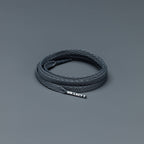 זוג שרוכים צרים בצבע אפור כהה 120 ס״מ - Skinnies Dark Grey - תמונה 1