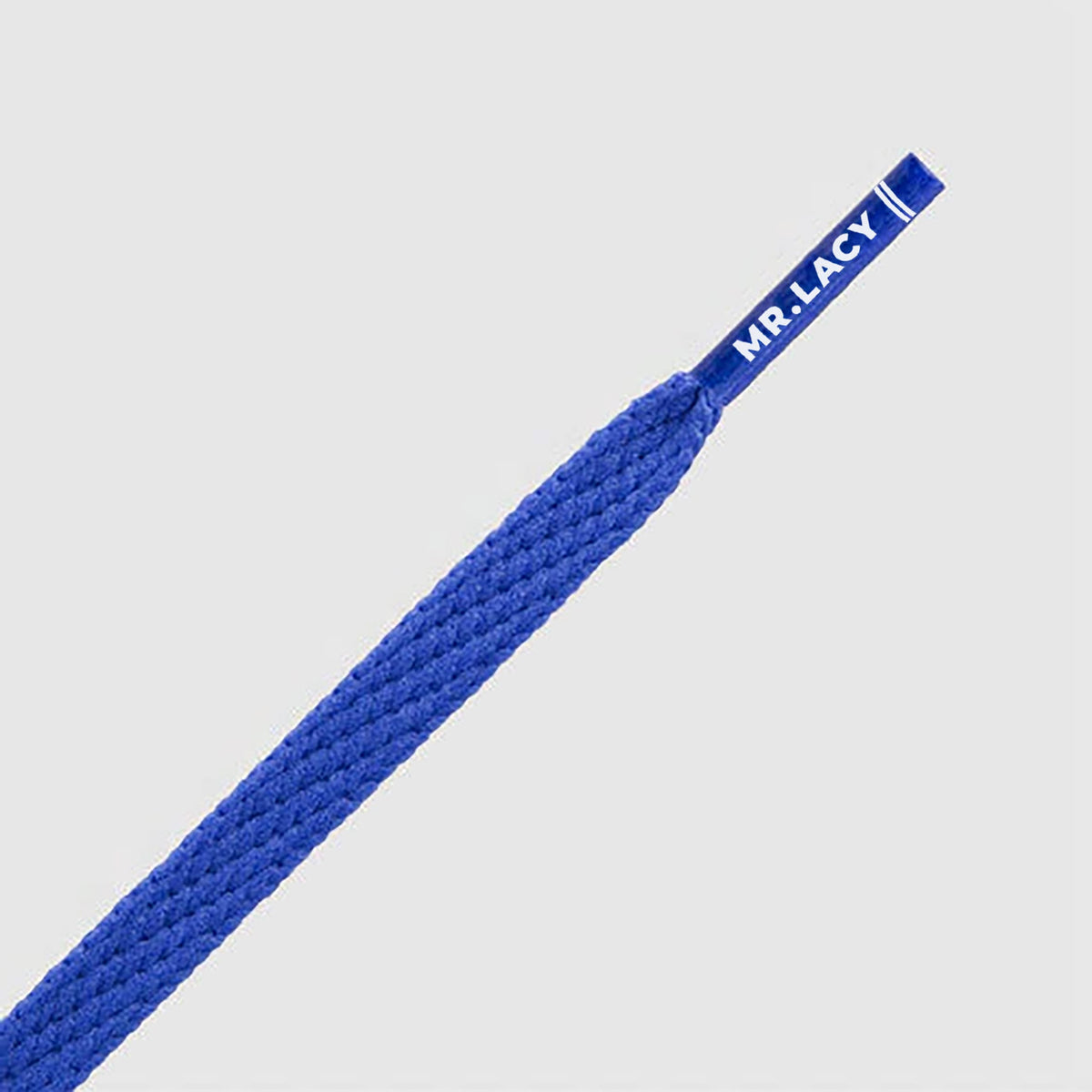 זוג שרוכים צרים בצבע כחול מלכותי 120 ס״מ - Skinnies Royal Blue - תמונה 2