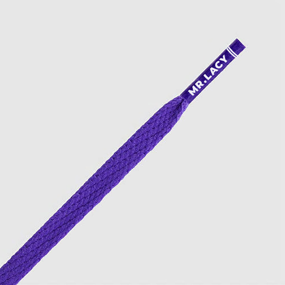 זוג שרוכים צרים בצבע סגול 120 ס״מ - Skinnies Violet - תמונה 1