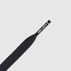 זוג שרוכים קצרים בצבע שחור 90 ס״מ - Smallies Black - תמונה 2