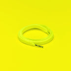 זוג שרוכים קצרים בצבע צהוב ניאון 90 ס״מ - Smallies Neon Lime Yellow - תמונה 1