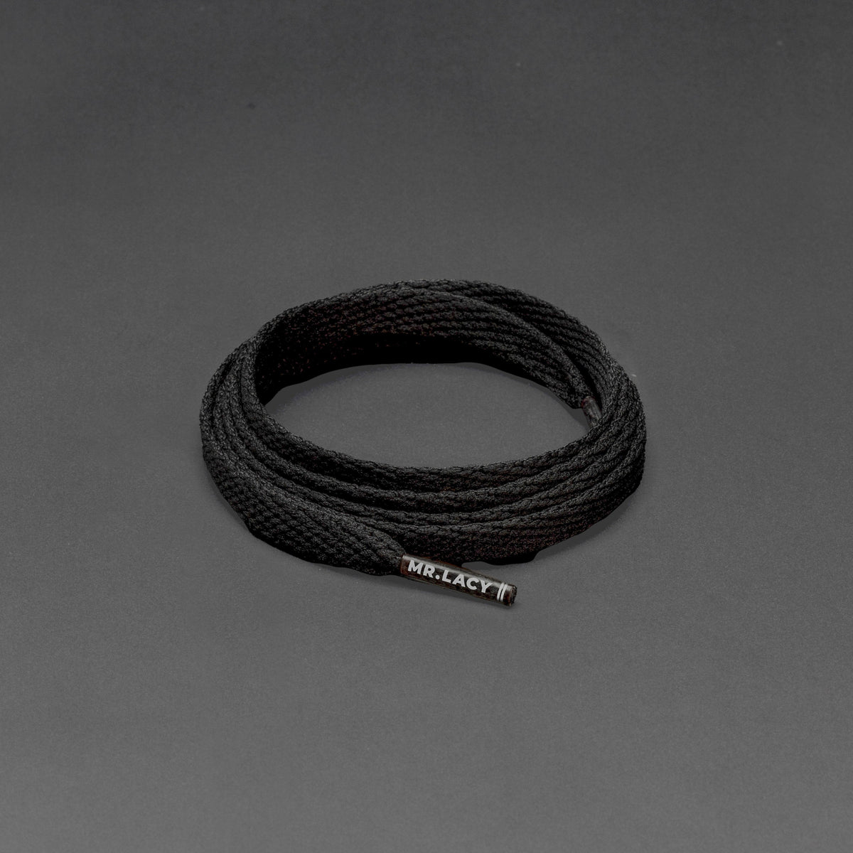 זוג שרוכים קצרים בצבע שחור 90 ס״מ - Smallies Black - תמונה 1