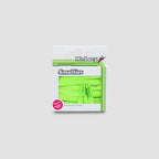 זוג שרוכים קצרים בצבע צהוב ניאון 90 ס״מ - Smallies Neon Lime Yellow - תמונה 3 - אריזה