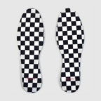 Mr. Lacy Insole Pack Checkered black white - זוג רפידות איכותיות בצבע דמקה שחור לבן